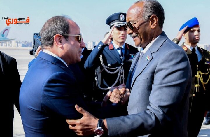 لقاء السيسي و البرهان