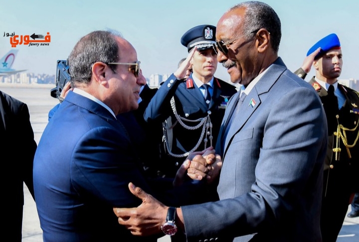 لقاء السيسي و البرهان